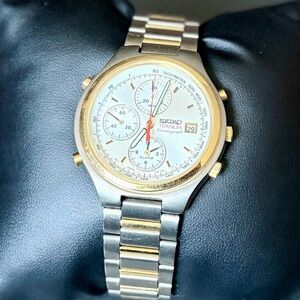 Seiko Titanium Chronograph Watch